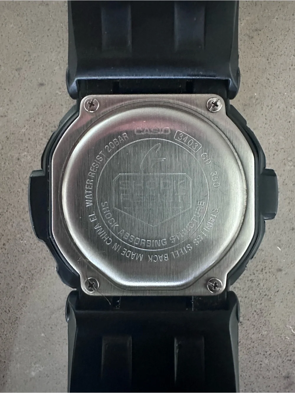 G-Shock reliable shock